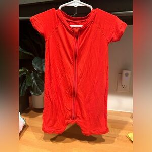 Little sleepies red shorty